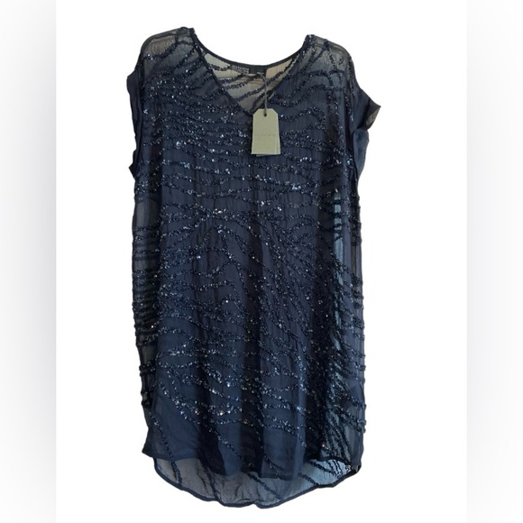 NWT ALLSAINTS ALES TEE DRESS - Picture 10 of 10